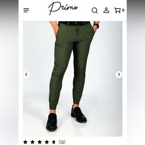 Primo Olive Green Golf Joggers